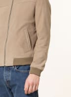 PAUL Leather bomber jacket, Color: BEIGE (Image 1)