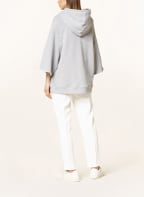 FABIANA FILIPPI Oversized hoodie with decorative gems, Color: GRAY (Image 1)