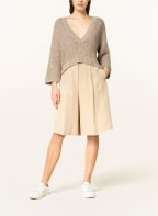 FABIANA FILIPPI Pullover mit Leinen, Farbe: TAUPE (Bild 1)