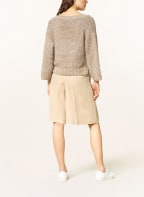FABIANA FILIPPI Pullover mit Leinen, Farbe: TAUPE (Bild 1)