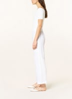 FABIANA FILIPPI Marlenehose aus Leinen, Farbe: WEISS (Bild 1)