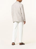 AGNONA Leinensakko Slim Fit mit Seide, Farbe: WEISS/ HELLBLAU/ HELLBRAUN (Bild 1)