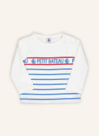 PETIT BATEAU Longsleeve, Farbe: WEISS/ HELLBLAU (Bild 1)