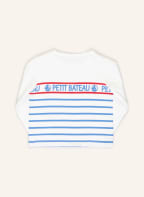 PETIT BATEAU Longsleeve, Farbe: WEISS/ HELLBLAU (Bild 1)