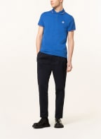 MONCLER Piqué polo shirt, Color: BLUE (Image 1)