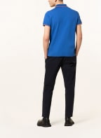 MONCLER Piqué polo shirt, Color: BLUE (Image 1)