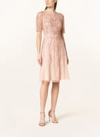 ADRIANNA PAPELL Cocktail dress with bead and sequin trim, Color: ROSE (Image 1)