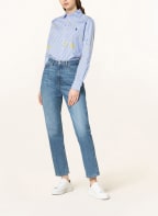 POLO RALPH LAUREN Hemdbluse , Farbe: WEISS/ BLAU/ GELB (Bild 1)