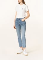 POLO RALPH LAUREN Piqué-Poloshirt mit Perlen, Farbe: ECRU (Bild 1)