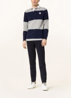 POLO RALPH LAUREN Jersey-Poloshirt Classic Fit, Farbe: WEISS/ GRAU/ BLAU (Bild 1)