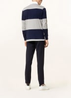 POLO RALPH LAUREN Jersey-Poloshirt Classic Fit, Farbe: WEISS/ GRAU/ BLAU (Bild 1)