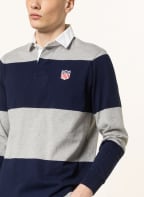 POLO RALPH LAUREN Jersey-Poloshirt Classic Fit, Farbe: WEISS/ GRAU/ BLAU (Bild 1)