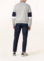 POLO RALPH LAUREN Sweat-Troyer, Farbe: GRAU/ DUNKELBLAU/ WEISS (Bild 1)