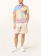 POLO RALPH LAUREN Kurzarm-Hemd Classic Fit, Farbe: HELLBLAU/ HELLROT/ GELB (Bild 1)