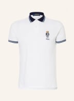 POLO RALPH LAUREN Piqué-Poloshirt Custom Slim Fit, Farbe: WEISS (Bild 1)