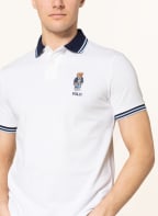POLO RALPH LAUREN Piqué-Poloshirt Custom Slim Fit, Farbe: WEISS (Bild 1)