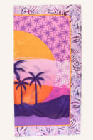 CODELLO Tuch, Farbe: HELLLILA/ DUNKELLILA/ ORANGE (Bild 1)