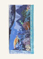 CODELLO Schal, Farbe: BLAU/ HELLBLAU/ DUNKELBLAU (Bild 1)