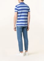 POLO RALPH LAUREN Koszulka polo z piki slim fit, Kolor: NIEBIESKI/ JASNONIEBIESKI (Obrazek 1)