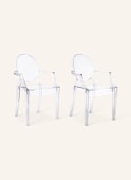 Kartell Set of 2 chairs LOUIS GHOST, Color: B4 glasklar (Image 1)