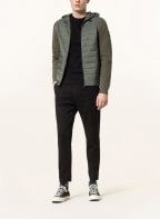 BELSTAFF Strickjacke OMAR im Materialmix, Farbe: OLIV (Bild 1)