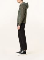 BELSTAFF Strickjacke OMAR im Materialmix, Farbe: OLIV (Bild 1)
