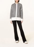 oui Oversized-Pullover, Farbe: SCHWARZ/ WEISS (Bild 1)