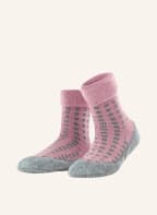 FALKE Stoppersocken COSY HOUNDSTOOTH aus Schurwolle, Farbe: 8441 almond blossom (Bild 1)