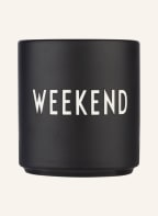 DESIGN LETTERS Mug WEEKEND, Color: BLACK (Image 1)