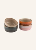 HK living Set of 4 bowls, Color: BLUE/ BEIGE/ ORANGE (Image 1)