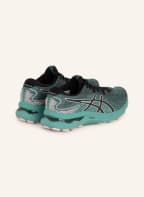 ASICS Running shoes GEL-NIMBUS 24, Color: BLACK/ GREEN/ LIGHT PINK (Image 1)