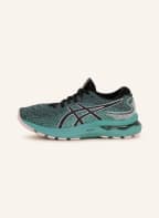 ASICS Running shoes GEL-NIMBUS 24, Color: BLACK/ GREEN/ LIGHT PINK (Image 1)