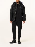 MOOSE KNUCKLES Daunenjacke 3Q mit abnehmbarer Kapuze und Kunstpelz, Farbe: SCHWARZ (Bild 1)