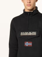 NAPAPIJRI Sweat-Troyer BURGEE, Farbe: SCHWARZ (Bild 1)