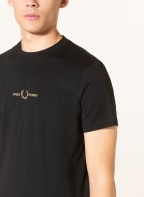 FRED PERRY T-shirt, Color: BLACK/ GOLD (Image 1)