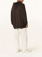Acne Studios Knit hoodie with cashmere , Color: DARK BROWN (Image 1)