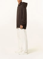 Acne Studios Knit hoodie with cashmere , Color: DARK BROWN (Image 1)