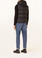 TOMMY HILFIGER Steppweste mit abnehmbarer Kapuze, Farbe: SCHWARZ (Bild 1)