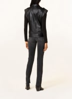 STUDIO AR Leather vest SHIRLEY, Color: BLACK (Image 1)