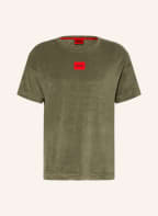 HUGO Lounge-Shirt TERRY ME aus Frottee, Farbe: GRÜN (Bild 1)