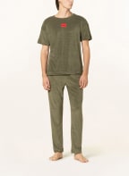 HUGO Lounge-Shirt TERRY ME aus Frottee, Farbe: GRÜN (Bild 1)