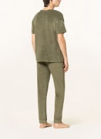 HUGO Lounge-Shirt TERRY ME aus Frottee, Farbe: GRÜN (Bild 1)