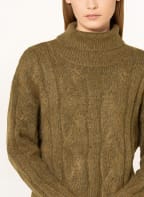 FREEQUENT Rollkragenpullover FQSATINA, Farbe: OLIV (Bild 1)