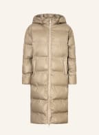 NEO NOIR Steppmantel VIVIANA mit abnehmbarer Kapuze, Farbe: TAUPE (Bild 1)