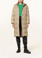 NEO NOIR Steppmantel VIVIANA mit abnehmbarer Kapuze, Farbe: TAUPE (Bild 1)