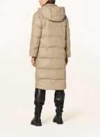 NEO NOIR Steppmantel VIVIANA mit abnehmbarer Kapuze, Farbe: TAUPE (Bild 1)