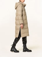 NEO NOIR Steppmantel VIVIANA mit abnehmbarer Kapuze, Farbe: TAUPE (Bild 1)