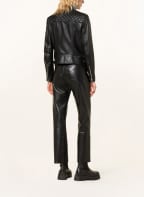 BOSS Leather jacket SAKINA, Color: BLACK (Image 1)