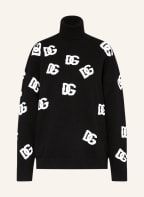 DOLCE & GABBANA Turtleneck sweater, Color: BLACK/ WHITE (Image 1)