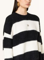 DOLCE & GABBANA Alpaca sweater, Color: BLACK/ WHITE (Image 1)